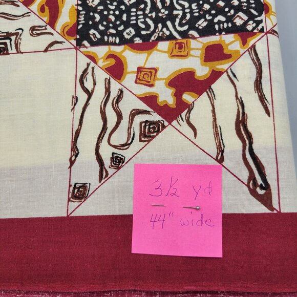 Quilt Block Pattern Quilt Starter Quilt Top Cotton Fabric 3.5 Yards x 44 Inches - Picture 4 of 4